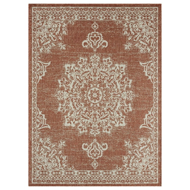 Nicole Miller New York Patio Country Azalea Indoor/Outdoor Area Rug