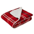 thumbnail image 2 of Member's Mark Plaid Faux Fur Throw, 60"x70", 2 of 3