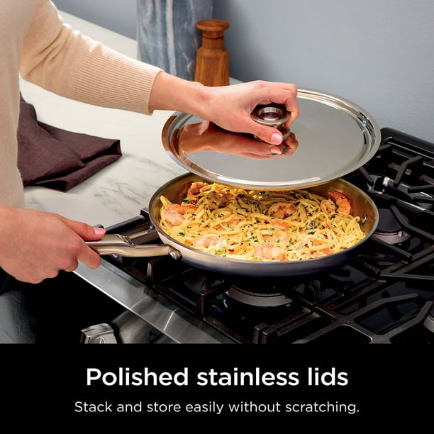 Ninja EverClad 12-Piece Tri-Ply Commercial-Grade Stainless Steel