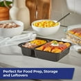 thumbnail image 3 of Hefty Food Storage Containers Two Compartment with Lids 32 fl. oz., 50 pcs, 3 of 6