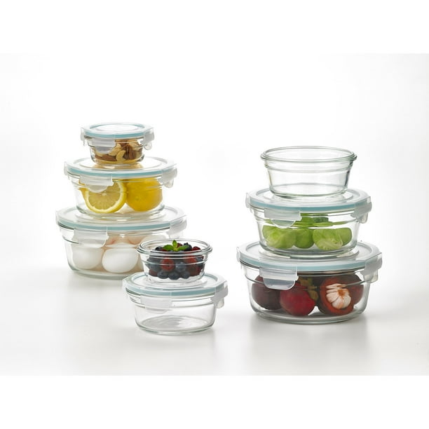 Member's Mark 16-Piece Round Shape Glass Food Storage Set by Glasslock -  Samsclub.com