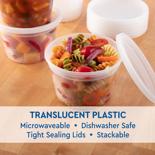 Member's Mark Deli Container with Lid 16 oz., 240 ct.
