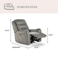 thumbnail image 3 of Member's Mark Cooper Power Reclining Leather Chair, 3 of 11