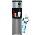 thumbnail image 2 of Primo Deluxe Bottom Loading Hot/Cold Water Dispenser with Touch Controls and Digital Display, Black with Stainless Steel, 2 of 10