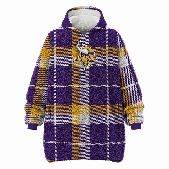 Pegasus Sports Minnesota Vikings Wearable Sherpa Throw