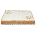 thumbnail image 1 of Shimmering Elegance Full Sheet Cake, Gold, 1 of 1