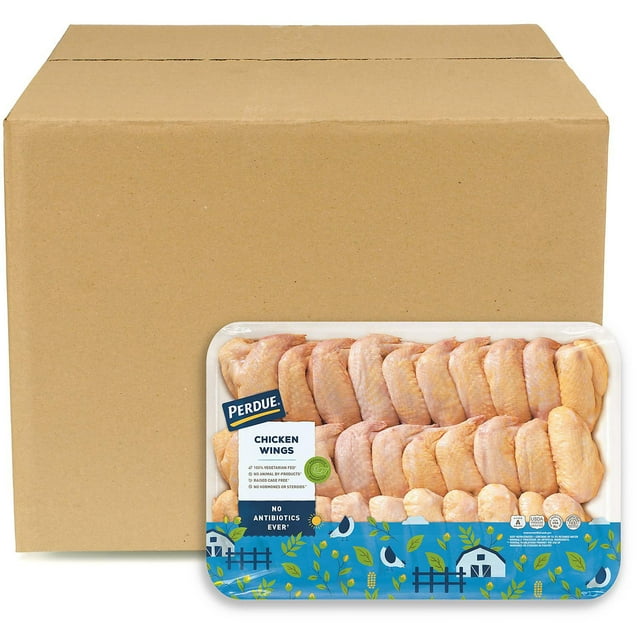 Perdue Whole Chicken Wings, Bulk Wholesale Case (priced per pound)
