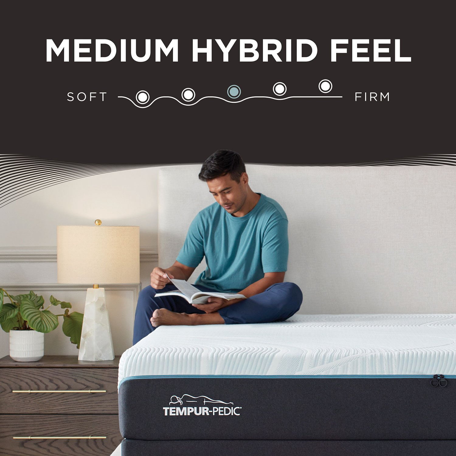 Tempur-Pedic TEMPUR-ProAdapt Medium Hybrid Mattress - Samsclub.com