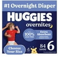 thumbnail image 1 of Huggies Overnites Nighttime Baby Diapers, Sizes 3-7, 1 of 14