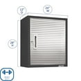 thumbnail image 2 of Seville Classics UltraHD Wall Storage Cabinet, 24" W x 12" D x 28" H, 2 of 15
