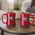 thumbnail image 5 of Logo Brands San Francisco 49ers 14oz Relief Mug Set, 5 of 5
