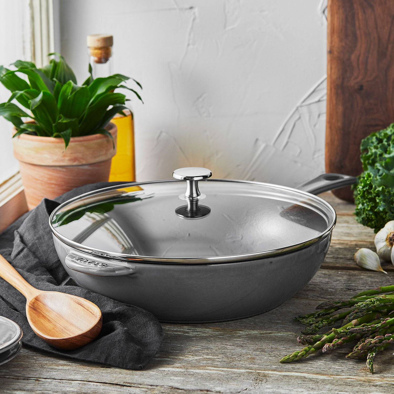 Staub 10" Enameled Cast Iron Daily Pan