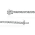 thumbnail image 4 of Lab Created Round Cut Diamond Tennis Bracelet in 18K Gold, 4 of 8
