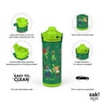 thumbnail image 11 of Zak Designs 20-oz. Stainless Steel Double Wall Beacon Straw Bottle for Kids, 2 pack, Choose Character, 11 of 13