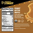 thumbnail image 2 of Honey Stinger Organic Energy Waffle, Peanut Butter, Caffeine Free Healthy Snack, 1.06 oz.,12 pk., 2 of 5