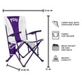 thumbnail image 3 of Logo Brands TCU Horned Frogs Hard Arm Chair, 3 of 6