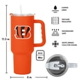 thumbnail image 5 of Logo Brands Cincinnati Bengals Tumbler Set, 5 of 5