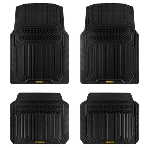 Premium Dunlop All Weather Universal Floor Mat-4 Pack