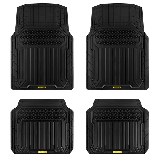 Premium Dunlop All Weather Universal Floor Mat-4 Pack
