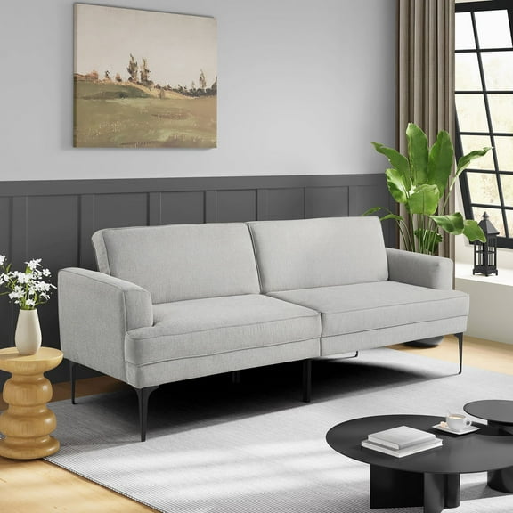 Serta Preston Convertible Polyester Fabric Sofa
