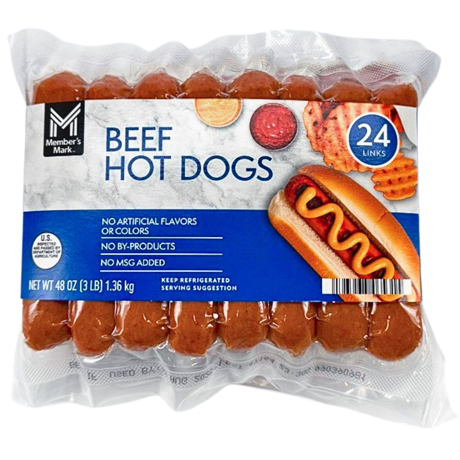 Member's Mark Beef Hot Dogs, 2 oz., 24 ct. - Samsclub.com