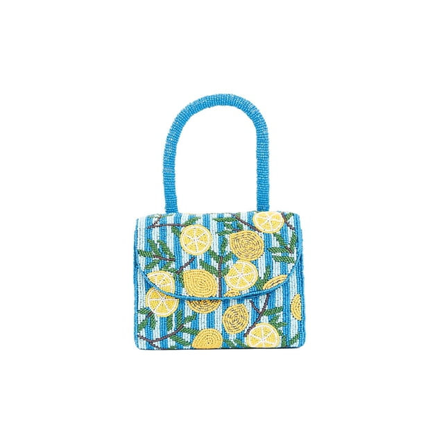 Sol & Mer Beaded Top Handle Bag