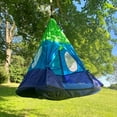 thumbnail image 1 of M & M Outdoor Tent Swing, 39" Platform Swing with Detachable Tent, 1 of 7
