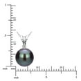 thumbnail image 5 of 7-7.5MM Freshwater Pearl and Diamond Pendant and Earring Set, 5 of 5