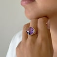 thumbnail image 6 of Treated Solitaire Gemstone Ring in 14K Gold, 6 of 6