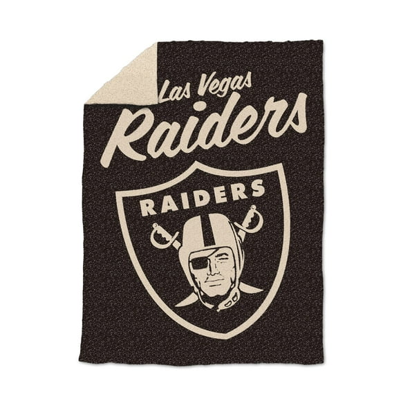 Logo Brands Las Vegas Raiders Luxe Dreams Throw, 60" x 80"