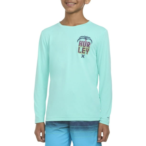 Hurley - Maglietta a maniche lunghe, da ragazzo