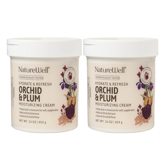 NatureWell Orchid & Plum Moisturizing Cream, 16 oz., 2 pk.