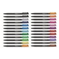 thumbnail image 3 of Sharpie Art Pen Porous Point Pen, Stick, Fine 0.4 mm, Assorted Ink Colors, Black Barrel, 24/Pack, 3 of 6