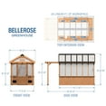 thumbnail image 13 of Backyard Discovery 11'x7' Traditional Cedar Greenhouse - DIY, 13 of 15