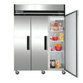 thumbnail image 7 of Maxx Cold X-Series 81", 72 cu. ft., Triple Door Commercial Reach-In Refrigerator, 7 of 9