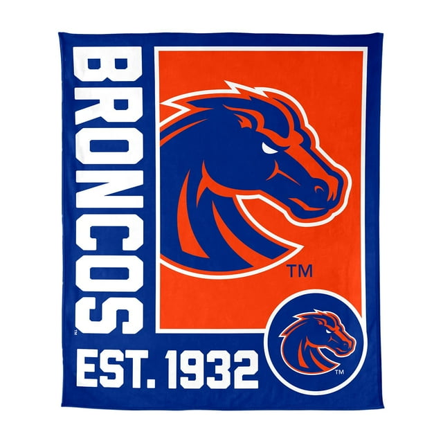 Logo Brands Boise State Broncos 60"x70" Super Plush Blanket