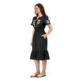 thumbnail image 3 of French Connection Women's Embroidered Midi Dress, 3 of 8