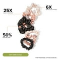 thumbnail image 3 of NIGHT Vegan Satin Assorted Scrunchies, 6 ct., 3 of 8