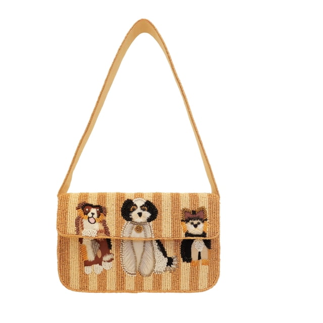 Sol & Mer Beaded Shoulder Bag
