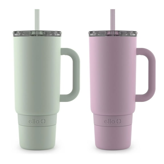 Ello Port 40-oz. Stainless Steel Tumbler with Handle, 2-Pack, Assorted Colors