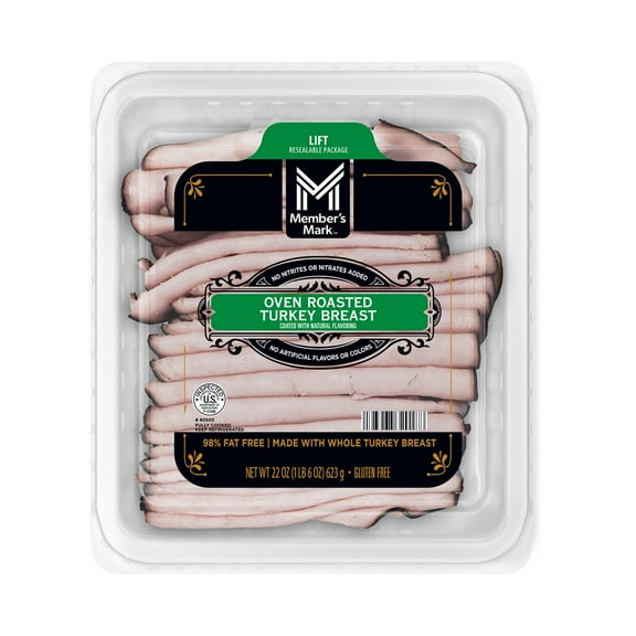 Member's Mark Oven Roasted Turkey Breast, Sliced 1 lb. 6 oz.