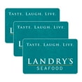 thumbnail image 1 of Landry's $90 Gift Card Multi-Pack, 3 x $25 + Bonus $15 Card, 1 of 2