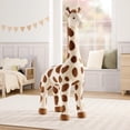 thumbnail image 6 of Member's Mark Jumbo Giraffe Plush Riding Toy, 6 of 8