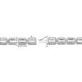 thumbnail image 4 of Emerald Cut Lab Created Gemstone Halo Tennis Bracelet in Sterling Silver, 4 of 5