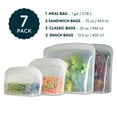 thumbnail image 2 of Honest Goods 7-Piece Silicone Food Storage Bags, 2 of 12