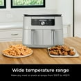 thumbnail image 8 of Ninja Foodi 6-in-1, 8-Quart 2 Basket Air Fryer with DualZone Technology & 2 Bonus Broiler Racks, 8 of 12