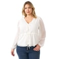 thumbnail image 5 of Edited by Maren Morris Women's Boho Blouse, 5 of 12