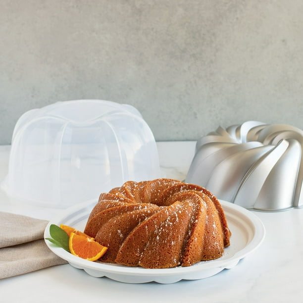 Nordic Ware 2-Piece Formed Bundt Pan And Bundt Keeper, Assorted