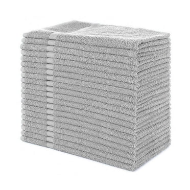 Simpli-Magic Quick Dry Lightweight Cotton Hand Towels – Multi-Use Wash Towels, 16” x 27” Assorted Packs