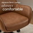 thumbnail image 4 of Serta Studio Home Office Chair in Camel, 4 of 9